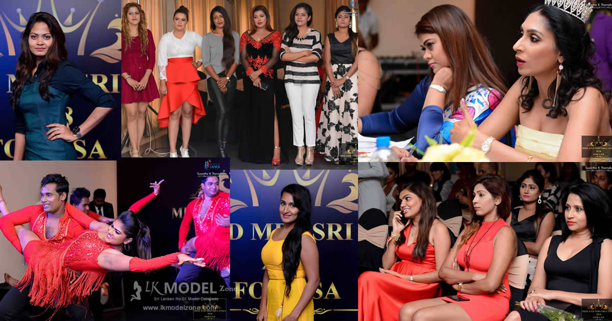 Miss and Mrs Srilanka 2018 Auditions