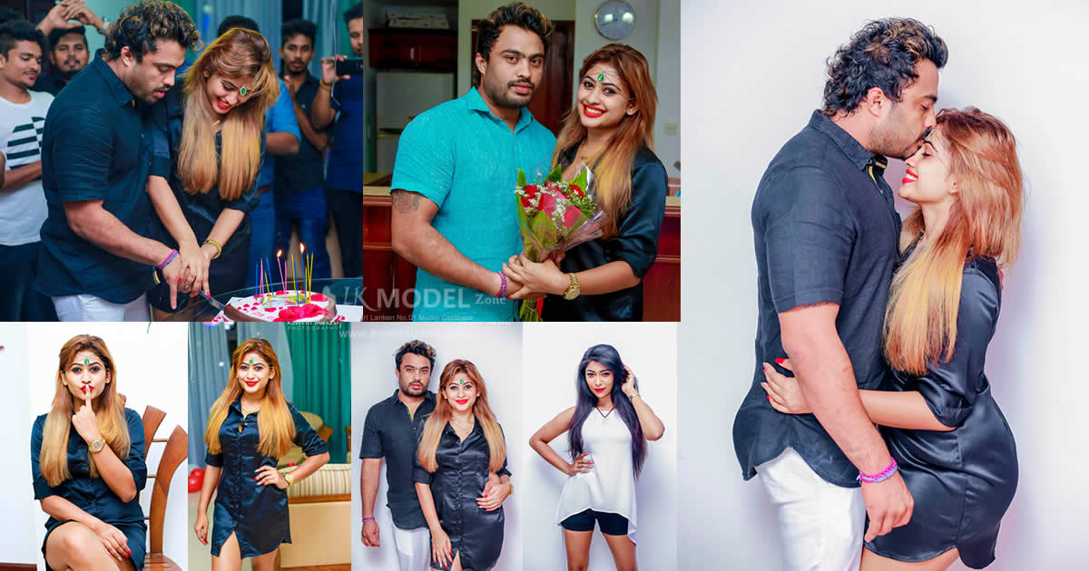 Piumi Hansamali Boyfriend Venura Surprise Birthday Celebration 2017