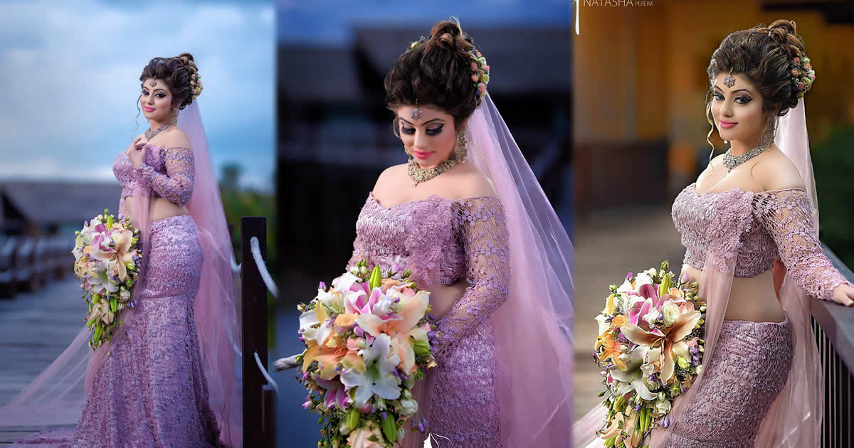 Nathasha perera wedding clearance frock